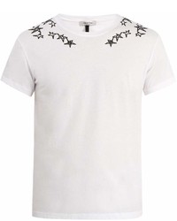Valentino X Zandra Rhodes Star Print Cotton Jersey T Shirt
