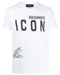 DSQUARED2 X Zlatan Ibrahimovic Icon Print T Shirt