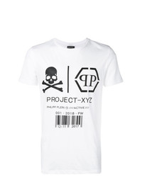 Philipp Plein Xyz Skull And Tiger T Shirt