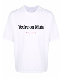 Axel Arigato Youre On Mute Print T Shirt
