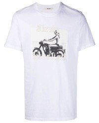 Zadig & Voltaire Zadigvoltaire Ted Motorcycle Print T Shirt