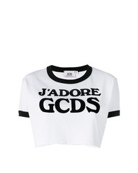 Gcds Logo Cropped T Shirt