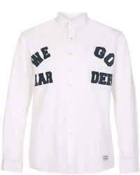 Topman A Question Of We Go Harder White Shirt
