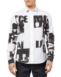 McQ Alexander Ueen Printed Cotton Shirt