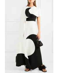 Valentino Layered Printed Silk Jersey Gown
