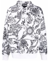 VERSACE JEANS COUTURE Baroque Print Cotton Hoodie