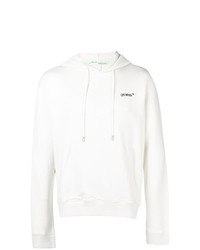 Off-White Contrast Logo Hoodie