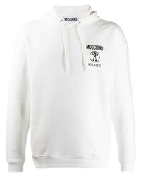 Moschino Double Exclamation Point Print Hooded Sweater