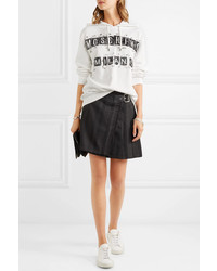 Moschino Embellished Cotton Jersey Hoodie
