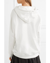 Moschino Embellished Cotton Jersey Hoodie