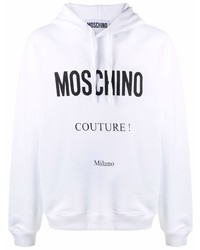 Moschino Logo Print Cotton Hoodie
