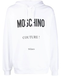 Moschino Logo Print Cotton Hoodie