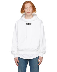 Off-White White Arrows Font Hoodie