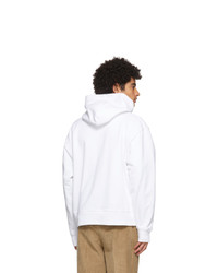 Acne Studios White Dizonord Edition Musiques Traditionelles Hoodie