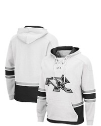 Colosseum White Providence Friars Lace Up 30 Pullover Hoodie