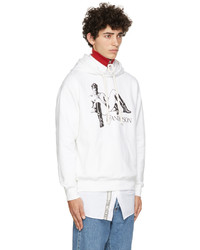 JW Anderson White Tom Of Finland Classic Hoodie