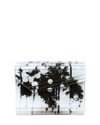 Jimmy Choo Candy Printed Perspex Leather Clutch