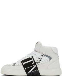 Valentino Garavani White Mid Top Sneakers