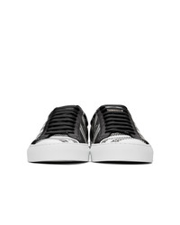 Givenchy Black And White Chain Urban Street Sneakers