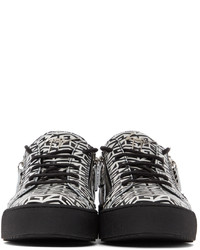 Giuseppe Zanotti Black White May London Sneakers