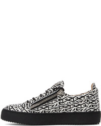 Giuseppe Zanotti Black White May London Sneakers