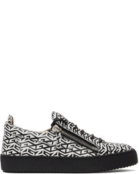 Giuseppe Zanotti Black White May London Sneakers