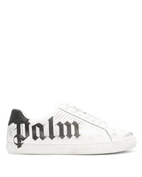 Palm Angels Distressed Logo Print Sneakers