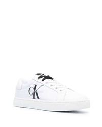 Calvin Klein Faux Leather Low Top Sneakers