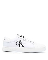Calvin Klein Faux Leather Low Top Sneakers