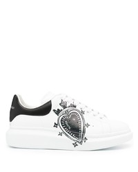Alexander McQueen Graphic Print Lace Up Sneakers