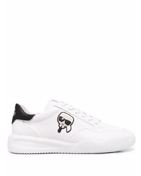 Karl Lagerfeld Ikonic Patch Leather Sneakers