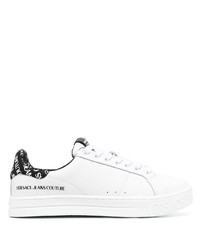 VERSACE JEANS COUTURE Logo Counter Leather Sneakers