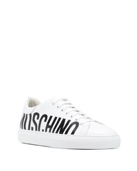 Moschino Logo Print Low Top Sneakers