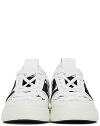 Valentino Garavani Off White Black Vl7n Sneakers