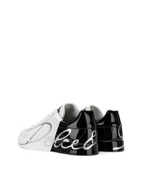 Dolce & Gabbana Portofino Writings Logo Sneakers