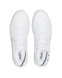 Kenzo Tennix Logo Print Sneakers