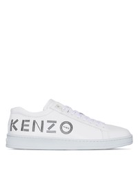 Kenzo Tennix Logo Print Sneakers