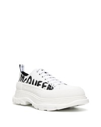 Alexander McQueen Tread Slick Graffiti Print Sneakers