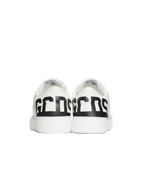 Gcds White And Black Bucket Sneakers