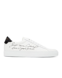 Givenchy White And Black Homme Urban Knots Sneakers