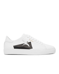 Axel Arigato White And Black Taped Bird Clean 90 Sneakers