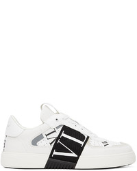 Valentino Garavani White Black Vl7n Low Sneakers