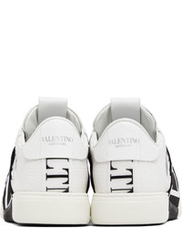 Valentino Garavani White Black Vl7n Low Top Sneakers