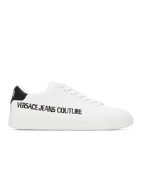 VERSACE JEANS COUTURE White Brad Sneakers