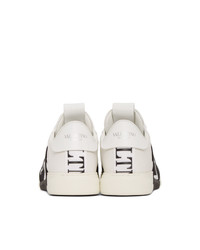 Valentino White Garavani Elastic Low Top Sneakers