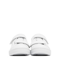 Kenzo White Tennix Velcro Sneakers