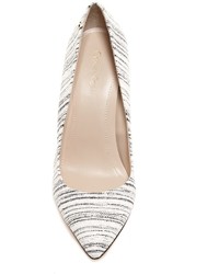 Calvin Klein Brady Striation Pointed Toe Pump Wide Width Available