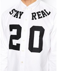 A Question Of Shirt With Stay Real Print