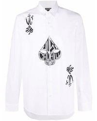 Just Cavalli Ace Logo Print Shirt
