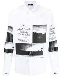 MSFTSrep All Over Graphic Print Shirt